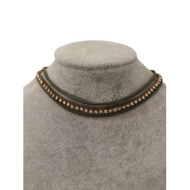 Imagem de Colar Gargantilha Choker Coração Feminino Tendência - MLBpel, Verde