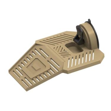 Imagem de Baoblaze Plataforma flutuante para descanso de tartarugas e dragões-barbudos, ideal para répteis, ideal para aquários, Khaki S