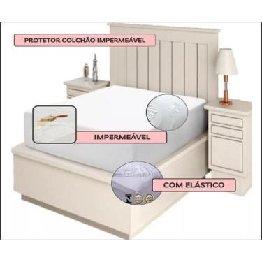 Imagem de Protetor De Colchão Solteiro Impermeável Ortobom Com Elástico Lavável 