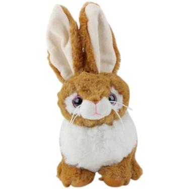 Imagem de Pelucia Coelho Orelhudo Marrom 20cm - Bbr R3192