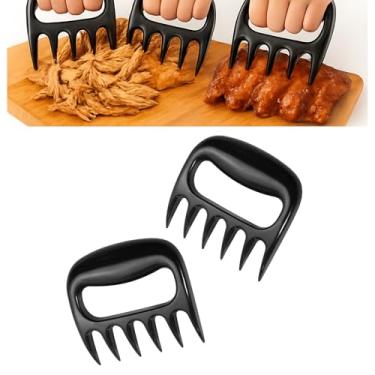 Imagem de Desfiador de Churrasco Garras de Carne para Desfiamento, Preto, 2 Peças, Utensílio de Cozinha para Frango, Costela e Porco