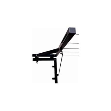 Imagem de Varal Retrátil com Trava de Segurança, 4.17m de Comprimento, 34.5cm de Largura, Instalação Simples, para Apartamento