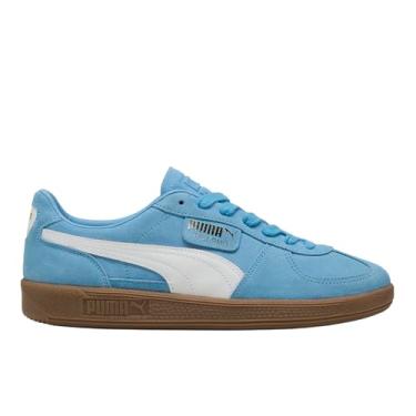 Imagem de PUMA Tênis masculino Palermo, Azul claro da equipe/branco, 35