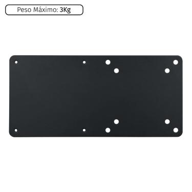 Imagem de Suporte para NUC THIN Client CPU Mini PC Gabinete Mini - para ATRÁS do MONITOR- PLMSN01