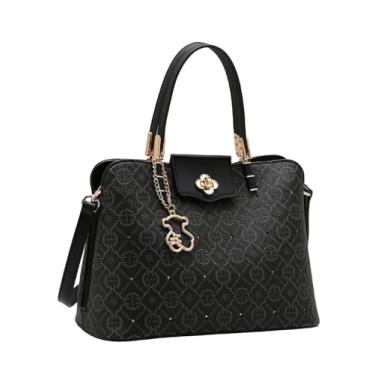 Imagem de Bolsa Feminina Chenson 3485358 Classic Cristal Estruturada Preta