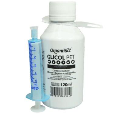 Imagem de Suplemento Vitamínico Glicol Pet Organnact 120ml Para Cachorros Gatos 