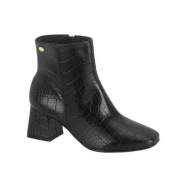Imagem de Bota Vizzano Salto Bloco - Feminina - Preto-Feminino