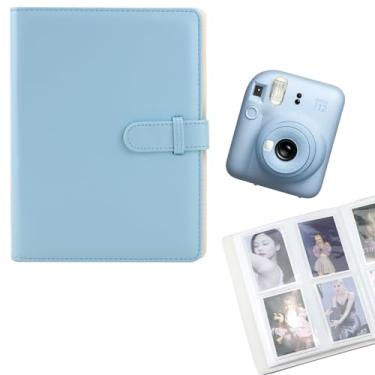 Imagem de Album Dos,Instax Mini 11,Mini Álbum de 256 Quadros para Câmeras Fujifilm Instax Mini, Impressoras Instantâneas (Azul)