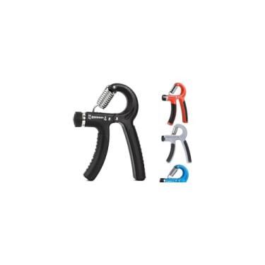 Imagem de Hand Grip Ajustável, Flexor de Punho e Antebraço, Material em Polipropileno, Intensidade 10-40kg, Dimensões 16x11cm, Emborrachado, Cores Sortidas