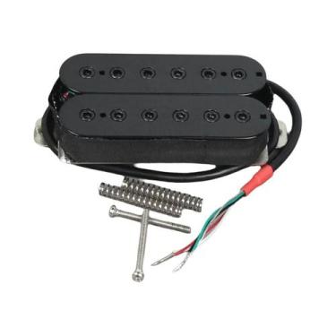 Imagem de Fleor alnico 5 captador de guitarra elétrica humbucker ponte/pescoço p