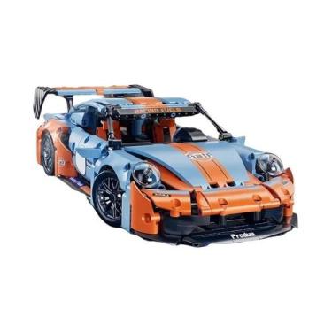 Imagem de Conjunto De Blocos De Montar De Carro De Corrida Com 1254 Peças, Plást