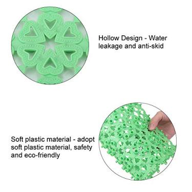 Imagem de Acouto Tapete para Animais de Estimação de Plástico Emendado Oco Almofadas Antiderrapantes Tapete para Animais de Estimação Piso de Banheiro () Almofada para Pés de Coelho Suprimentos para de (Verde)