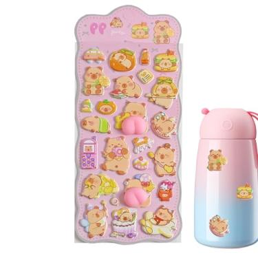 Imagem de Adesivos 3D para crianças, decalque de design de bumbum em relevo, adesivos pequenos sensoriais - para crianças, meninas, meninos, sala de aula, lembrancinhas de festa