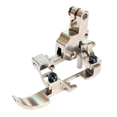 Imagem de Colaxi Calcador de máquina de costura ajustável multifuncional antiderrapante para zíper, acessório auxiliar de reposição, cor