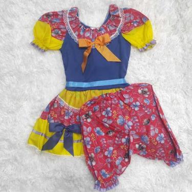 Imagem de Vestido Festa Junina Infatil com Bermuda - Confecções 4 Cabeças, 4
