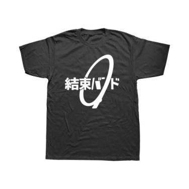 Imagem de Camiseta De Algodão De Manga Curta Com Design De Fã De Anime Kessoku B