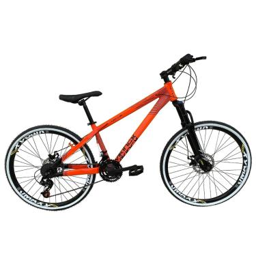 Imagem de Bicicleta Aro 26 Vikingx Tuff X35 Alumínio Freeride 21v Câmbios Shimano Freio a Disco Rodas Vmaxx-Unissex