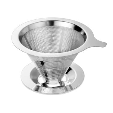 Imagem de Coador de Café Permanente Aço Inox – Filtro Reutilizável, Dupla Malha Fina, Lavável e Sem Papel