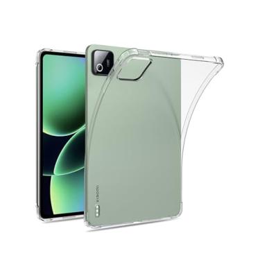 Imagem de Capa para tablet Xiaomi Pad 8 de 11,2 polegadas, capa de proteção para tablet NOUKAJU Tablet, TPU flexível ultra transparente, capa de proteção para Xiaomi Pad 8 (transparente)