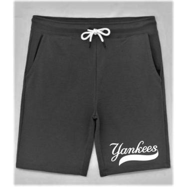 Imagem de Bermuda Plus Size Masculina Yankess Times Baseball Beisebol - Phashion