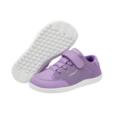 Imagem de Tênis Minimalistas Leves Para Crianças Com Bico Largo, Sapatos De Malh