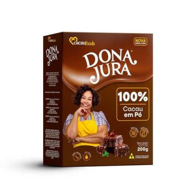 Imagem de Cacau em Pó 100% 200g Dona Jura - Cacau Foods
