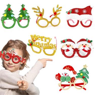 Imagem de Armacões de Óculos Glitter Adereços para Cabine Fotos Festa Decorações e Suprimentos Trajes Férias Acessórios Sol Novos Adultos Brindes Engraçados