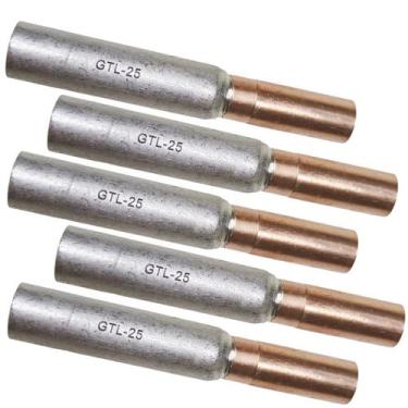 Imagem de Kit 5 Luva de Emenda Bimetálica para Cabo Cobre 16mm e Alumínio de 25m