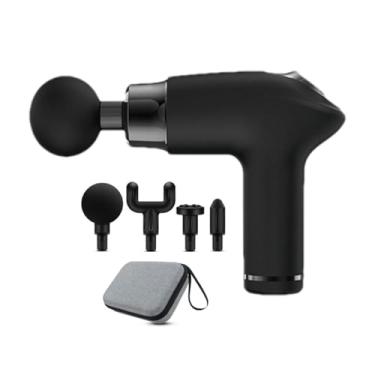 Imagem de GM Bear Massageador Muscular Eletrico Profissional Pistola,Alívio da Dor, Relaxamento, Liberação Miofascial,Pistola Massageadora Miofascial com 4 Ponteiras 6 Níveis de Velocidade,Portátil e Silencioso