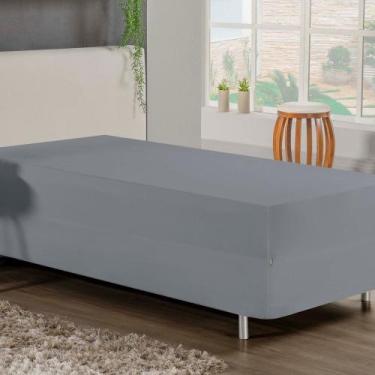 Imagem de Jogo de Cama Solteiro Nobre 2 Peças Luva de Box 55cm de Altura Malha 1