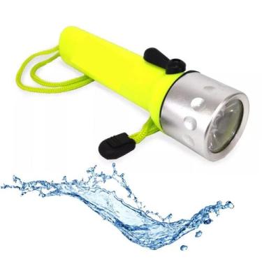 Imagem de Lanterna De Mergulho Led A Prova D'agua Subaquática Luz Branco - Luate