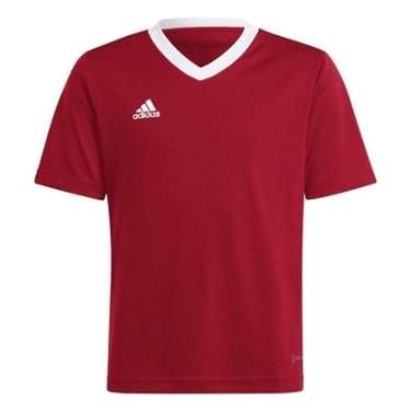 Imagem de Camiseta Adidas Entrada 22 Infantil - Vermelho 7-8-Unissex