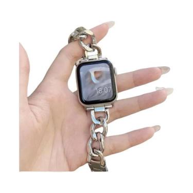 Imagem de Pulseira De Metal De 49mm Para Apple Watch Ultra iWatch Series 11 10 9