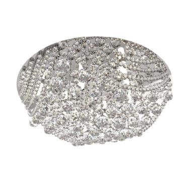 Imagem de Plafon De Cristal Redondo 43Cm Sala Quarto Corredor Living Loft