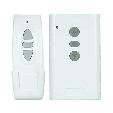 Imagem de de Controle Remoto Sem Fio RF Inteligente AC220V 2CH 433MHz com 1 unidade 3 Teclas Chip 1527 para Tela Projeção Portão Garagem Cortina Elétrica