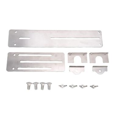 Imagem de Fafeicy Suporte de Pedra de Amolar para Pia Ajustável, Base de Pedra de Afiar de Aço Inoxidável 304 Com Porca Borboleta, Cabe Em Pias de 32,5 a 43 Cm, Ideal para Cozinhas Domésticas