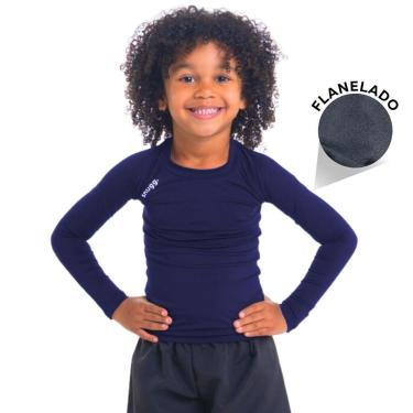 Imagem de Camiseta Infantil Unissex Térmica Segunda Pele Flanelada Snugg Proteção ao Frio Intenso-Unissex