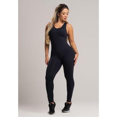 Imagem de Macacão Longo Feminino Suplex Fitness Academia Poliamida Mvb Modas-Feminino