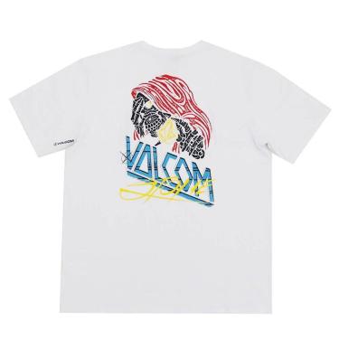 Imagem de Camiseta Volcom Dropped - Branco-Masculino