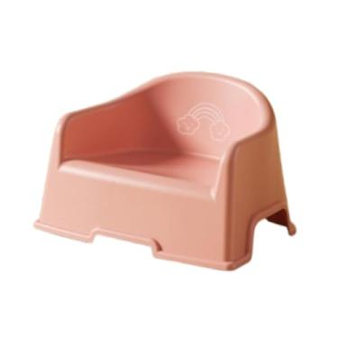 Imagem de Fenteer Banqueta pequena espessada para casa, multifuncional, confortável, antiderrapante, para troca de sapatos para adultos e crianças, para sala de estar, Rosa