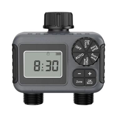 Imagem de Temporizador Programável De 2 Zonas Para Mangueira De Jardim Insoma - 