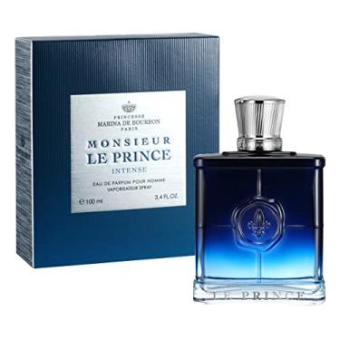 Imagem de Princesse Marina de Bourbon Monsieur Le Prince Intense For Men Citrus Aromatic Notas de topo de bergamota, abacaxi e maçã, Use para todas as ocasiões - Spray EDP 96 g, I0085274, 3.3 Ounce