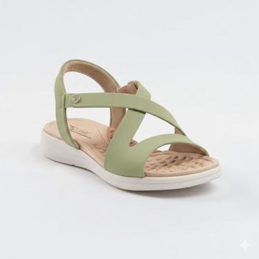 Imagem de Sandália Modare Feminina Tiras Cruzadas Ultra Conforto Original -, Ver