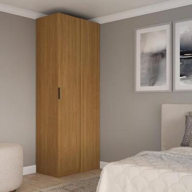 Imagem de Guarda-Roupa de Canto Reto Clean 100% MDF Altezza - Belmax