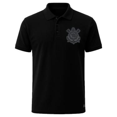 Imagem de Camisa Polo Corinthians Malha Timão Masculina Licenciada-Masculino