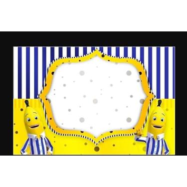 Imagem de ETIQUETA ESCOLAR C/8 BANANAS DE PIJAMA