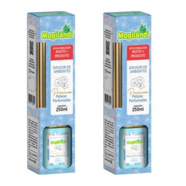 Imagem de Kit 2 Difusor de Ambientes Premium Mogilândi Pétalas Perfumadas  250ml