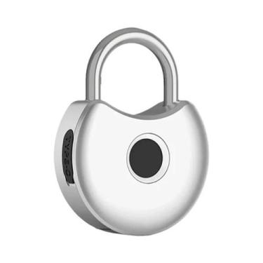 Imagem de Cadeado Inteligente Com Impressão Digital, À Prova D'água, Carregament