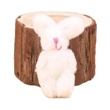 Imagem de Figurinha De Cão Poodle Peludo Com Membros Móveis, Modelo De Animal Da