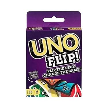Imagem de Mattel UNO FLIP! Jogo De Tabuleiro Divertido Para a Família, Cartas De